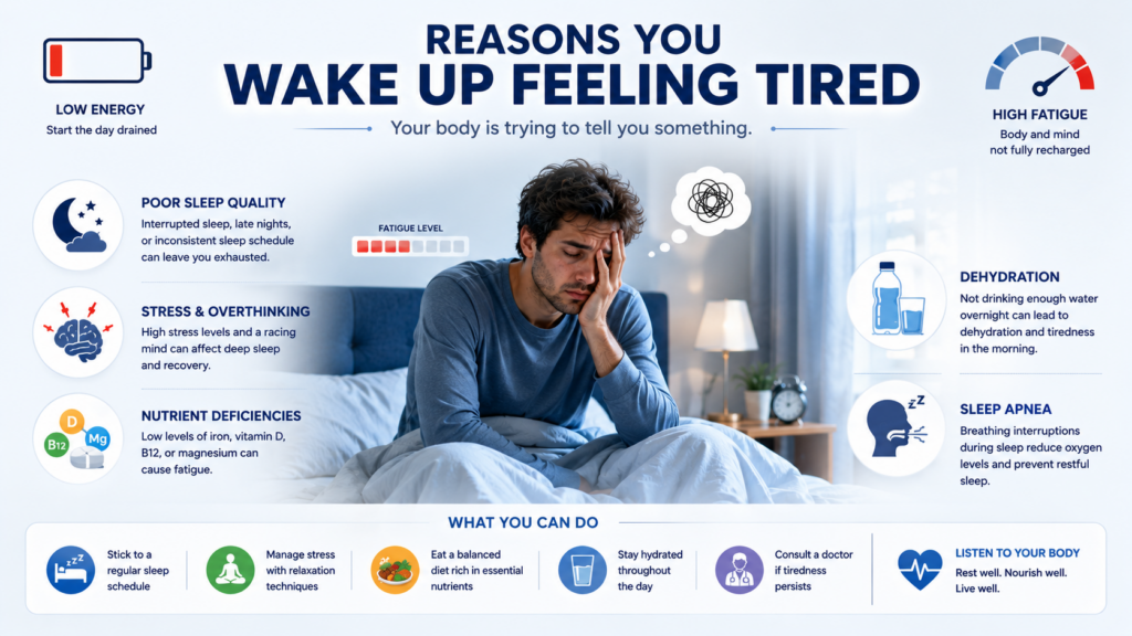 Reasons You Wake Up Feeling Tired